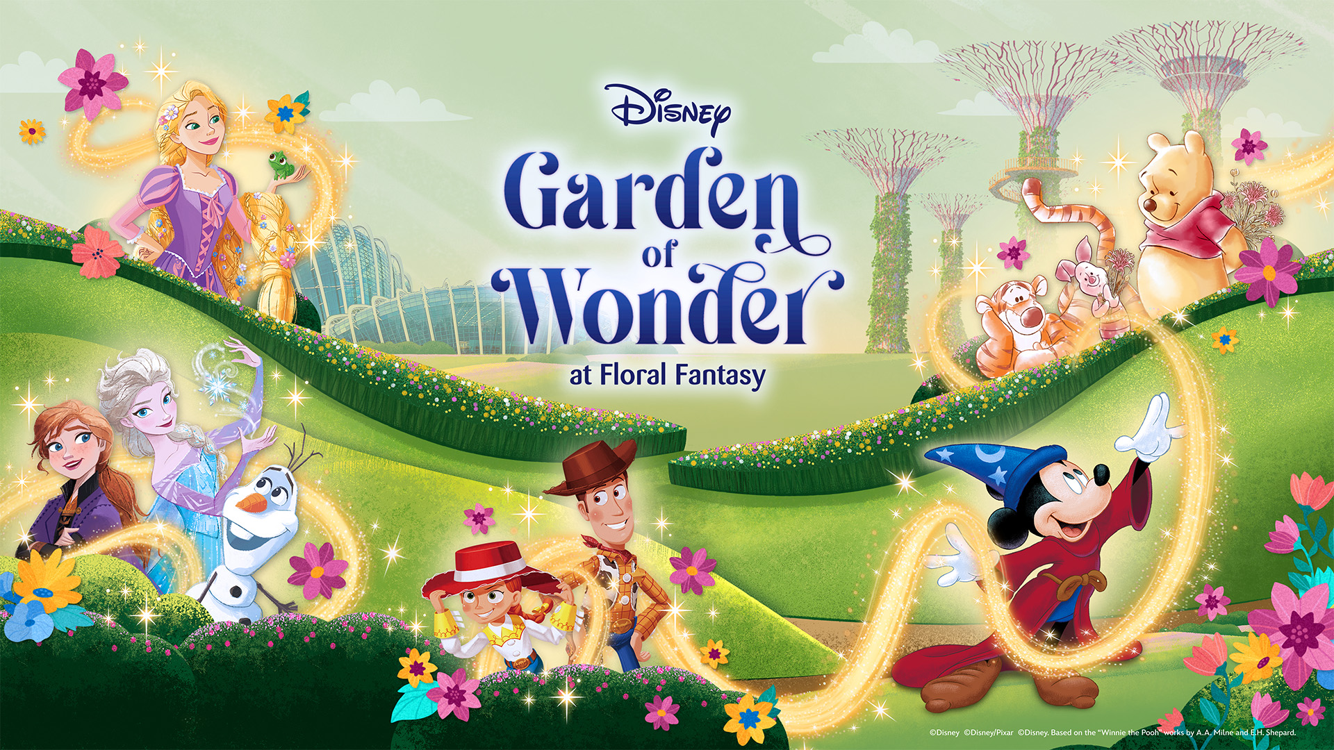 Disney Garden of Wonder at Floral Fantasy Promotion